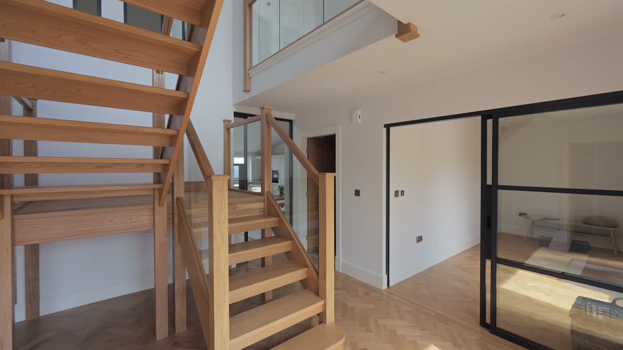 The stair and connected rooms at Eastland Banks