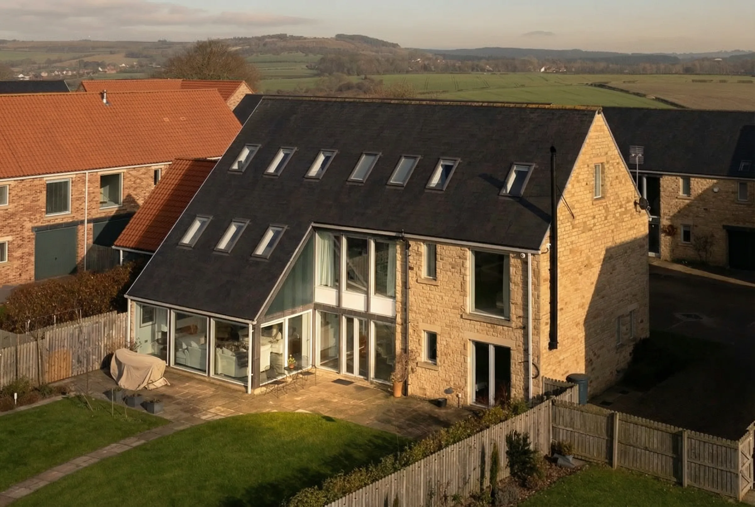 Hilltop Farm drone still